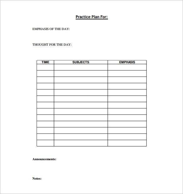 Basketball Practice Plans Template Basketball Practice Plan Template 3 Free Word Pdf