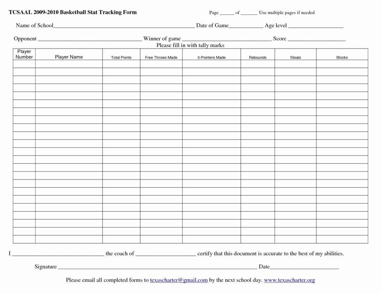 Basketball Stat Sheet Excel Basketball Stats Spreadsheet Google Spreadshee Basketball