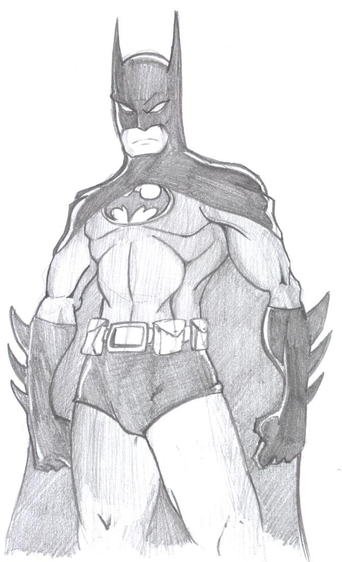 Batman Drawing In Pencil Batman Pencil by Mawnbak On Deviantart