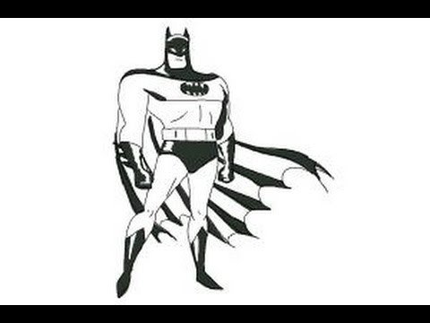 Batman Pictures to Draw How to Draw Batman Easy