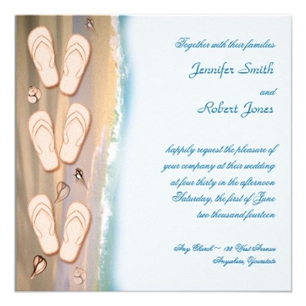 Beach Wedding Invitation Templates Seal and Send Beach Wedding Invitations to Set the tone