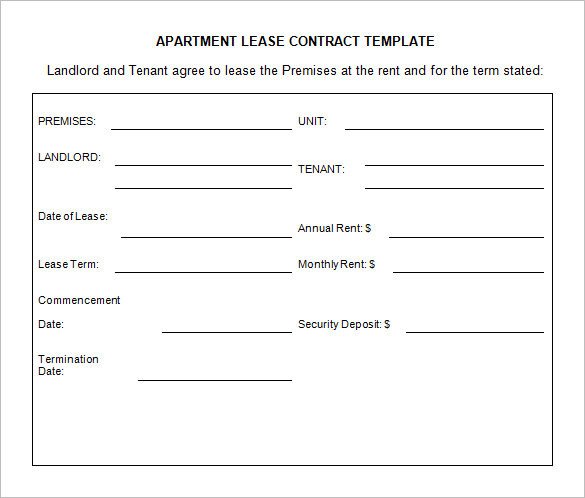 Beat Lease Contract Template 11 Lease Contract Templates Free Word Pdf Documents