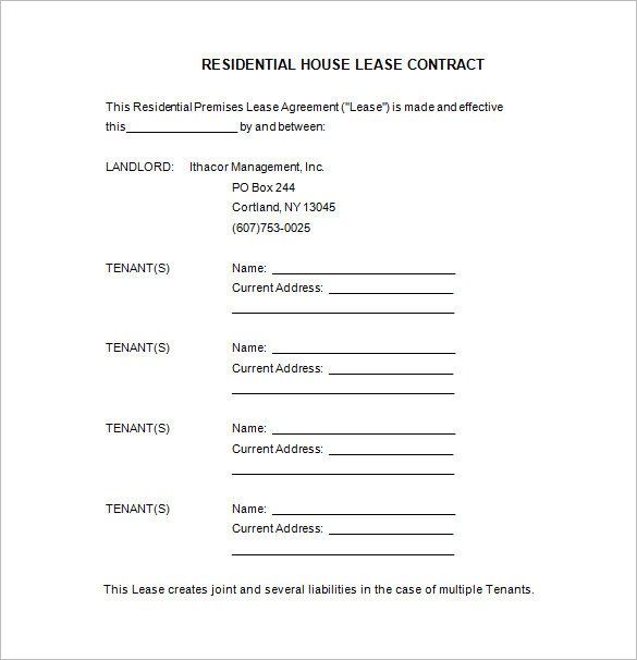 Beat Lease Contract Template 11 Lease Contract Templates Free Word Pdf Documents