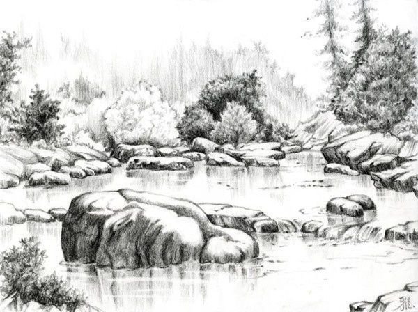 Beautiful Drawings Of Nature Beautiful Sketches Nature 1000 Ideas About Pencil