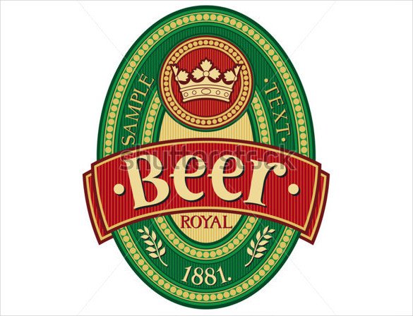 Beer Label Template Free Beer Label Template 27 Free Eps Psd Ai Illustrator