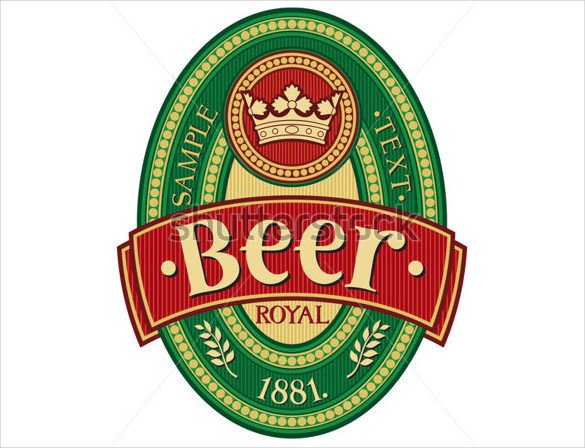 Beer Label Template Illustrator Beer Label Template 27 Free Eps Psd Ai Illustrator