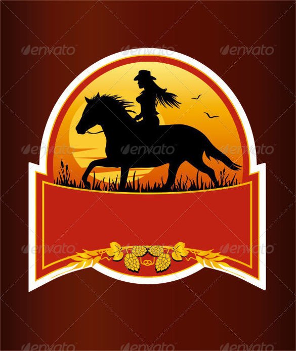 Beer Label Template Illustrator Beer Label Template 27 Free Eps Psd Ai Illustrator