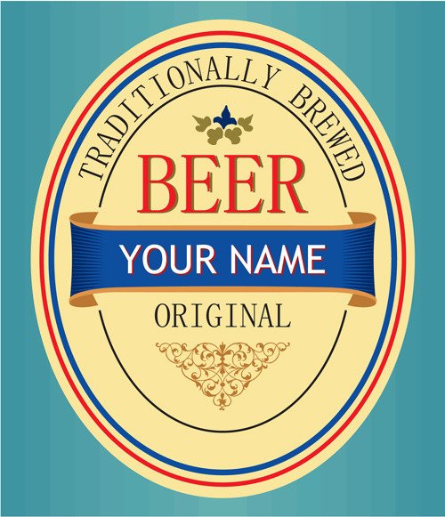 Beer Label Template Illustrator Beer Label Vector Free Vector 8 467 Free Vector