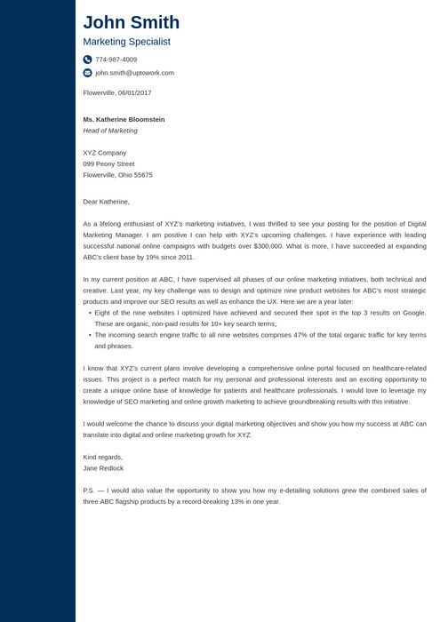 Best Cover Letter Template 20 Cover Letter Templates [download] Create Your Cover
