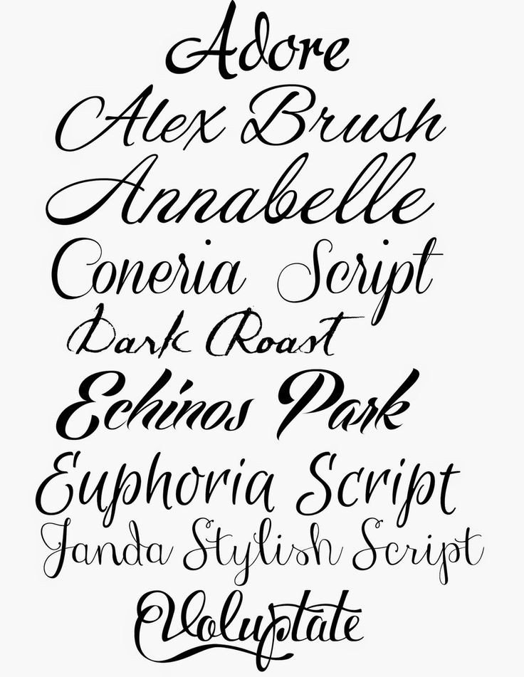 Best Cursive Tattoo Fonts How to Fake Script Calligraphy Fabulous Fonts