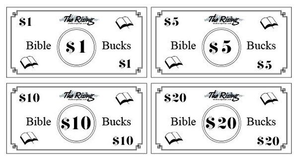 Bible Bucks Template Bible Bucks On Behance