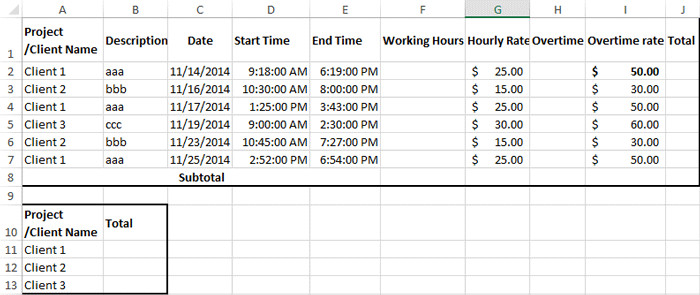 Billable Hours Template Excel Free How to Create Billable Hours Template In Excel