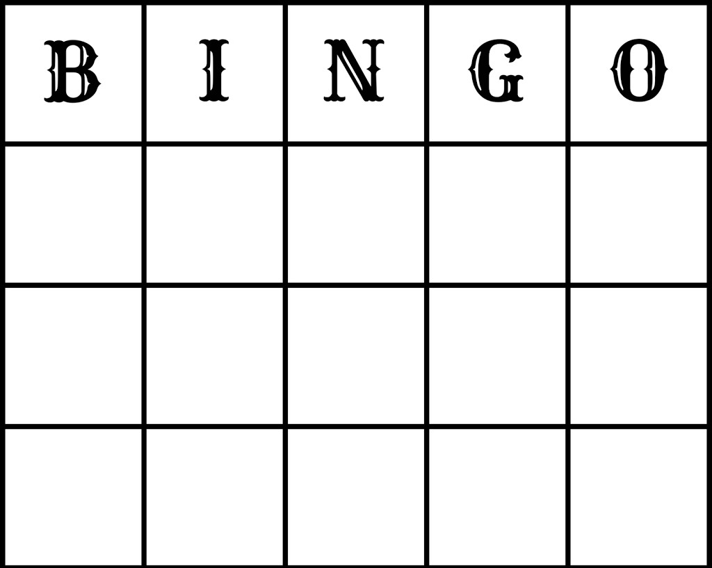 Bingo Card Template Free Make Free Wedding Bingo Printout and Epson Xp212