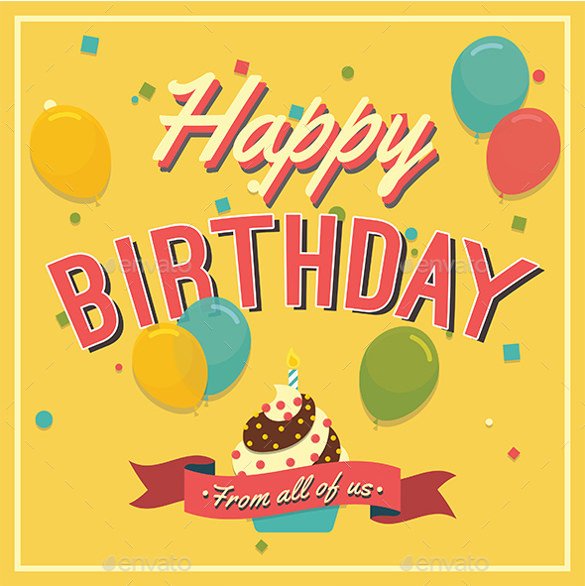 Birthday Card Template Free 21 Birthday Card Templates – Free Sample Example format