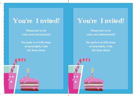 Birthday Invitation Templates Word 6 Free Party Invitation Templates Excel Pdf formats