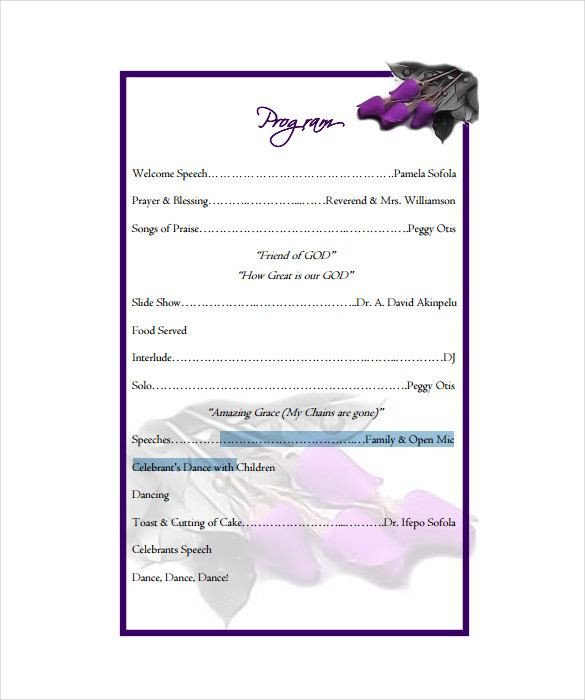 Birthday Party Program Outline Birthday Program Template 11 Free Word Pdf Psd Eps Birthday Party Program Outline Birthday Program Template 11 Free Word Pdf Psd Eps