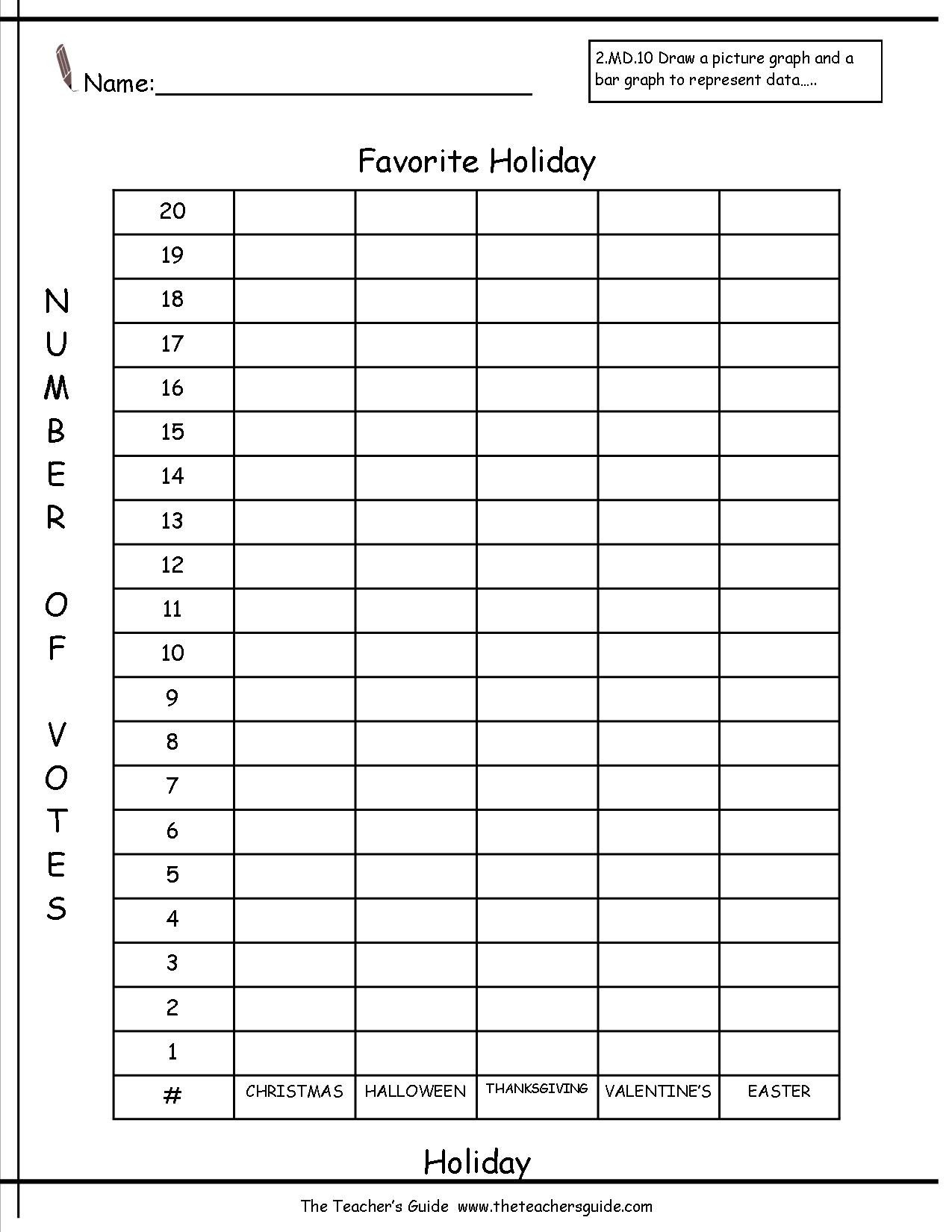 Blank Bar Graph Worksheets 12 Best Of Holiday Teacher Worksheets Blank Bar