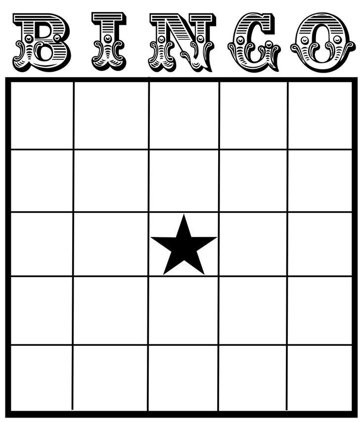 Blank Bingo Card Template 25 Best Ideas About Bingo Template On Pinterest