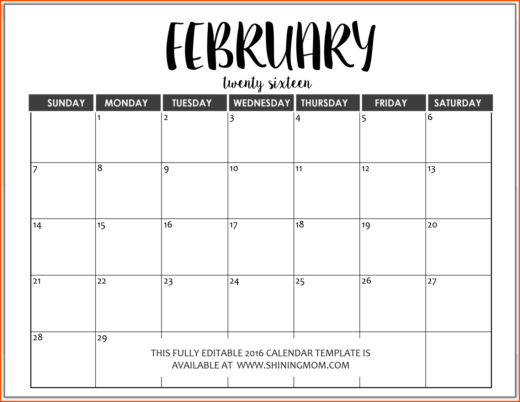 Blank Calendar Template Word Word Calendar Template