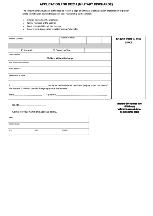 Blank Dd form 214 Pdf Fillable Application for Dd214 Military Discharge