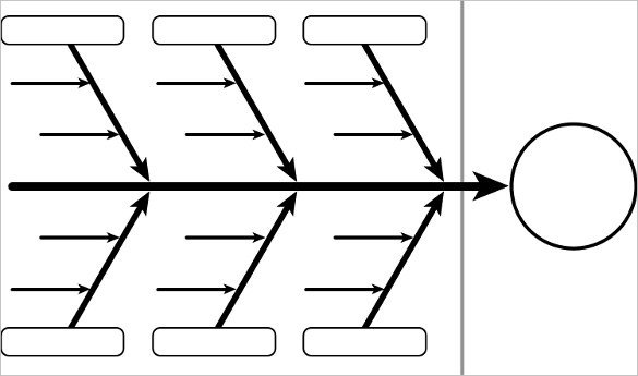 Blank Fishbone Diagram Template Word Fishbone Diagram Template Free Templates