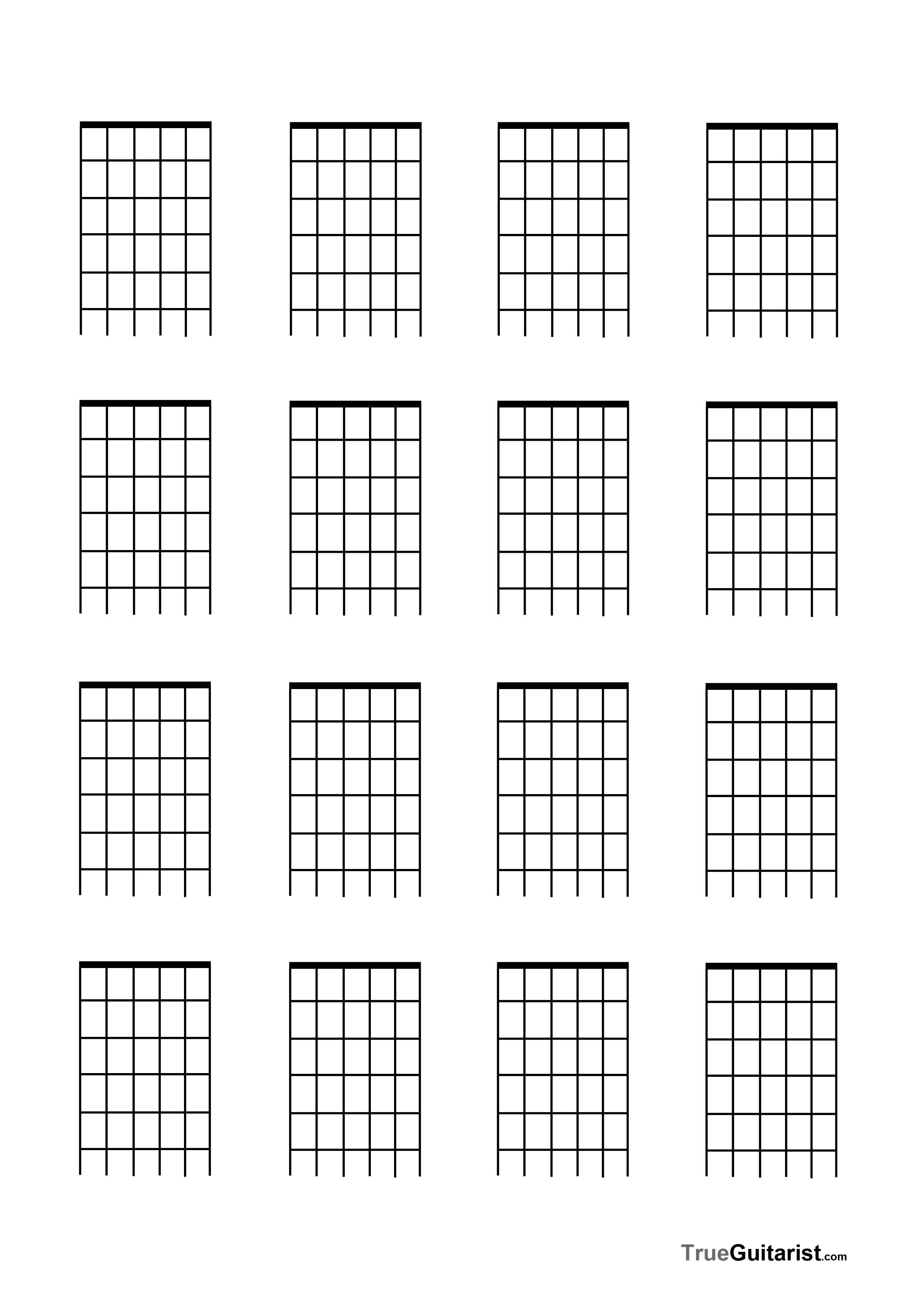 Blank Guitar Chord Chart Pin by Jessica Avery On Matt