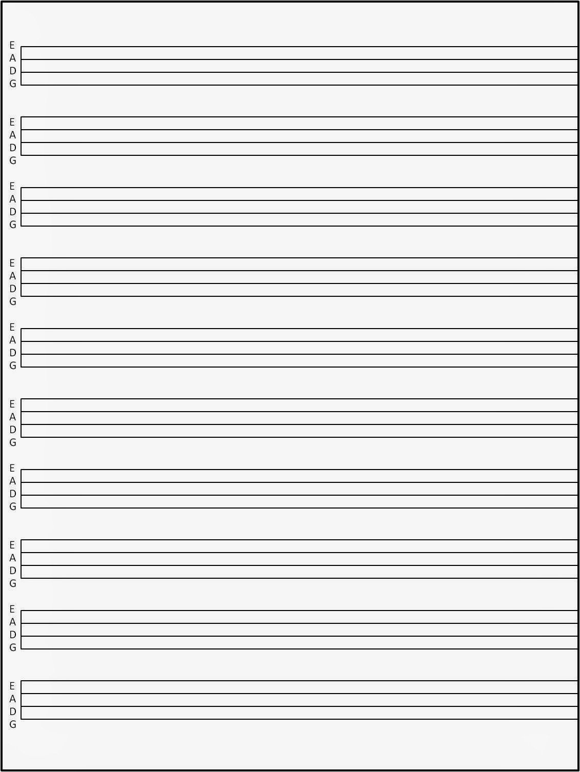 Blank Guitar Tab Sheets [mattwins] More Blank Tab Sheets
