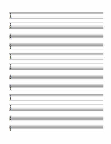 Blank Guitar Tab Sheets Pin by Guitarman On Learn Guitar In 2019