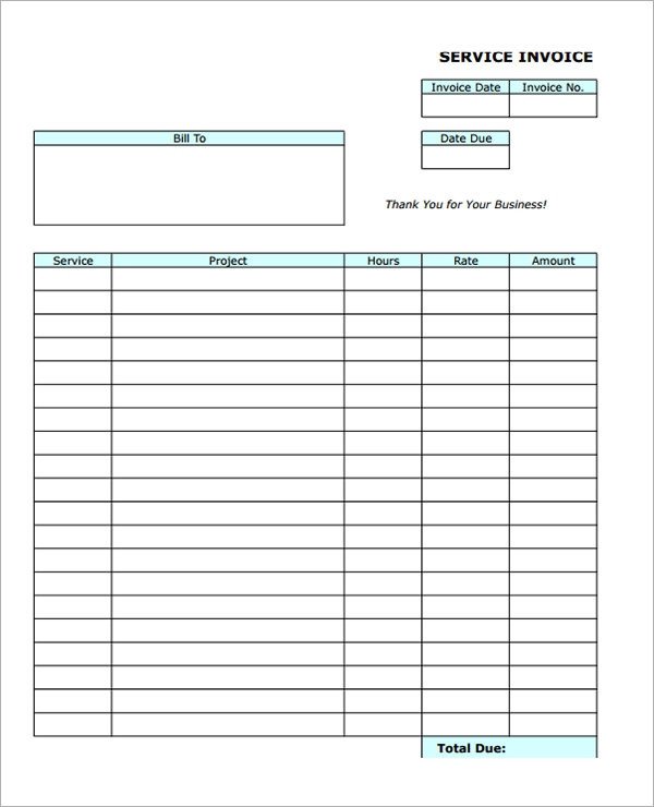 Blank Invoice Template Pdf 54 Blank Invoice Template Word Google Docs Google Sheets
