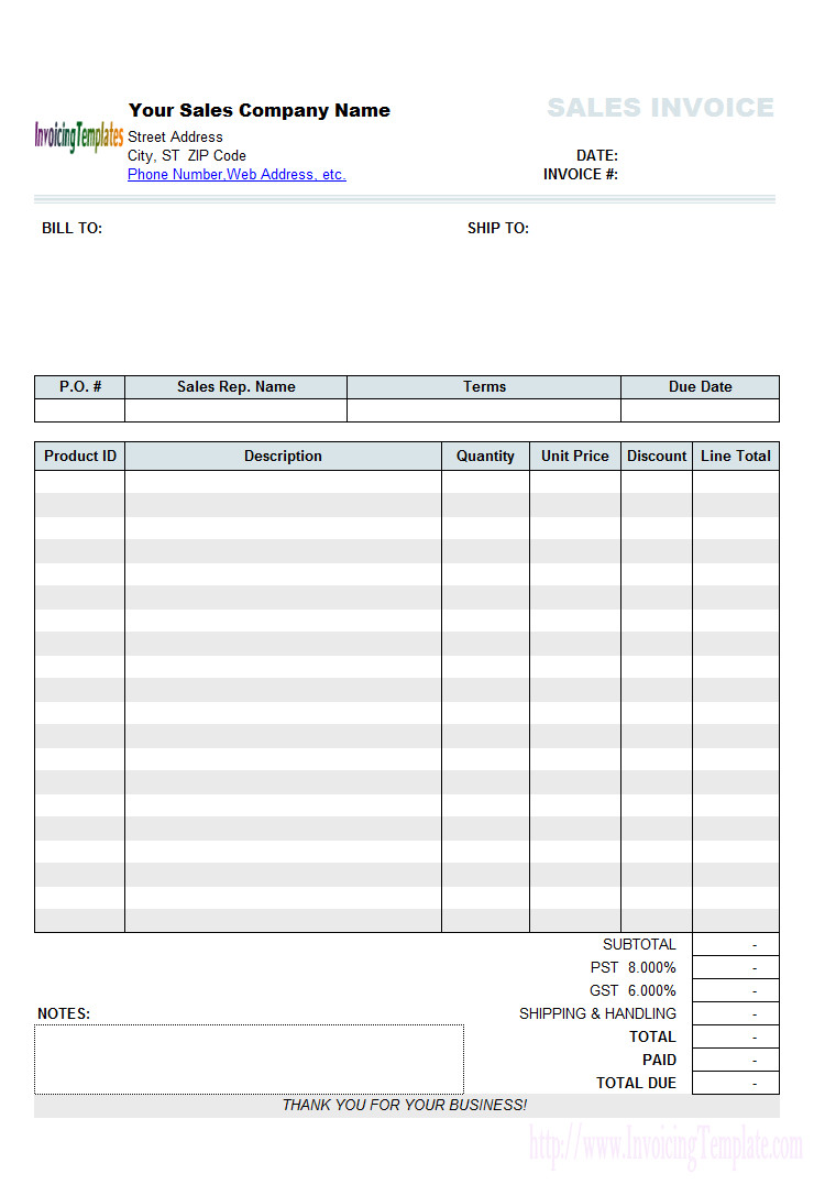 Blank Invoice Template Pdf Best S Of Fill In Blank Invoice Fill Blank Invoice