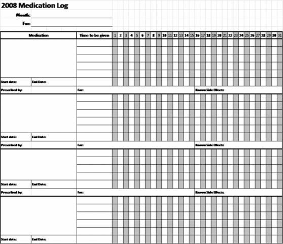 Blank Medication Administration Record Template Template Medication Administration Record Check Out Sheet
