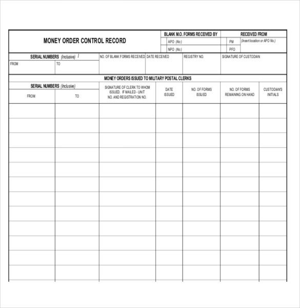 Blank Money order Template 28 Blank order Templates – Free Sample Example format