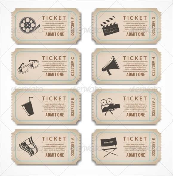 Blank Movie Ticket Template 17 Sample Blank Ticket Templates Psd Ai Word