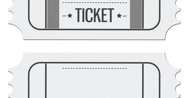 Blank Movie Ticket Template Blank Movie Ticket Invitation Template
