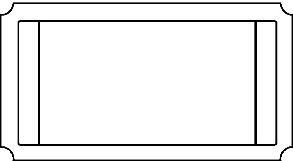 Blank Movie Ticket Template Blank Ticket Clip Art at Clker Vector Clip Art