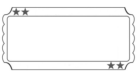 Blank Movie Ticket Template Free Printable Carnival Tickets Download Free Clip Art