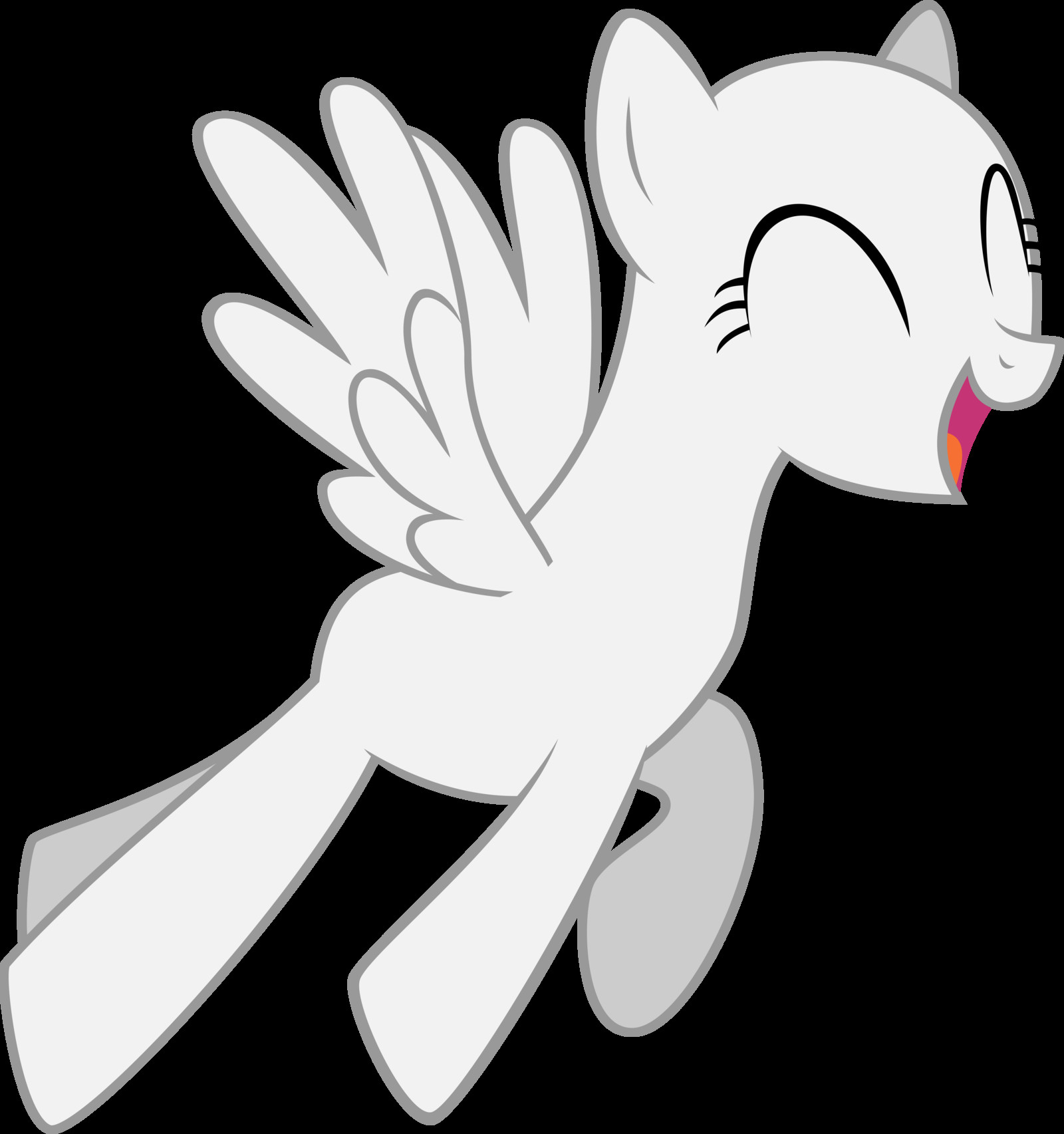 Blank My Little Pony Template Mlp Pegasus Base Google Search Mlp Bases