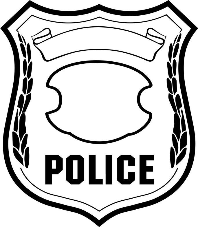 Blank Police Badge Template Best Police Badge Clipart Clipartion