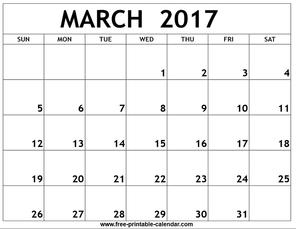 Blank Printable Calendar Template Print Blank Calendars
