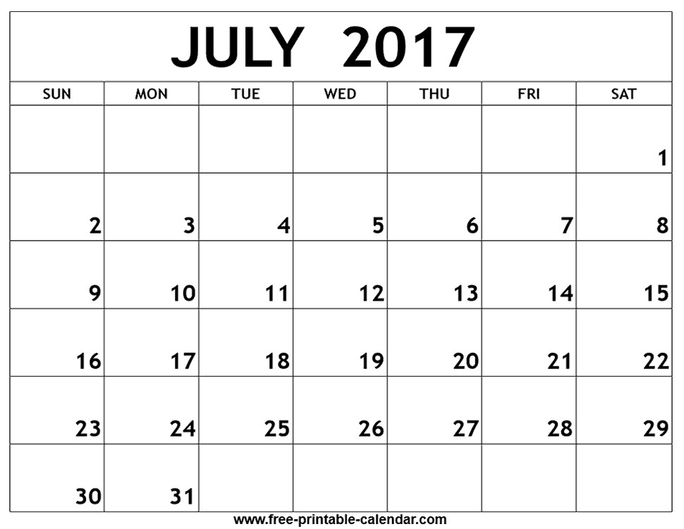 Blank Printable Calendar Template Print Blank Calendars
