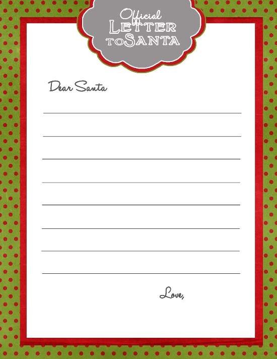 Blank Santa Letter Template top 15 Best Blank Letters to Santa Free Printable Templates