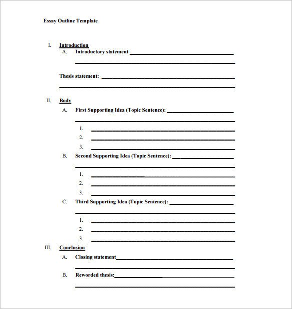 Blank Sermon Outline Template 35 Outline Templates Free Word Pdf Psd Ppt
