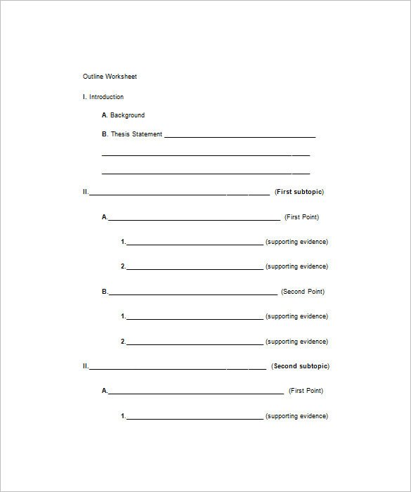 Blank Sermon Outline Template Blank Sermon Outline Template This Story Behind Blank