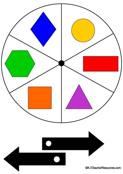 Blank Spinner Template 8 Game Spinner Templates K 3 Teacher Resources