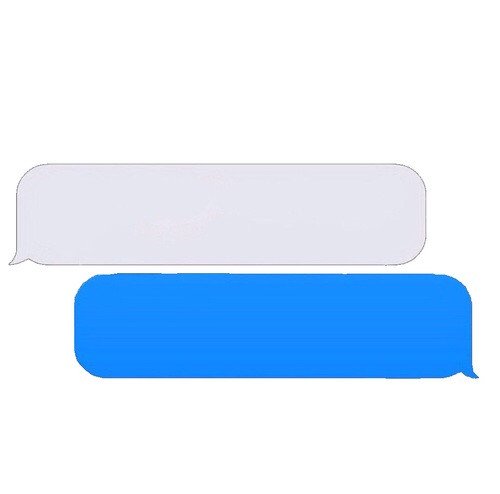 Blank Texting Template Image In Templates Collection by Morgan On We Heart It