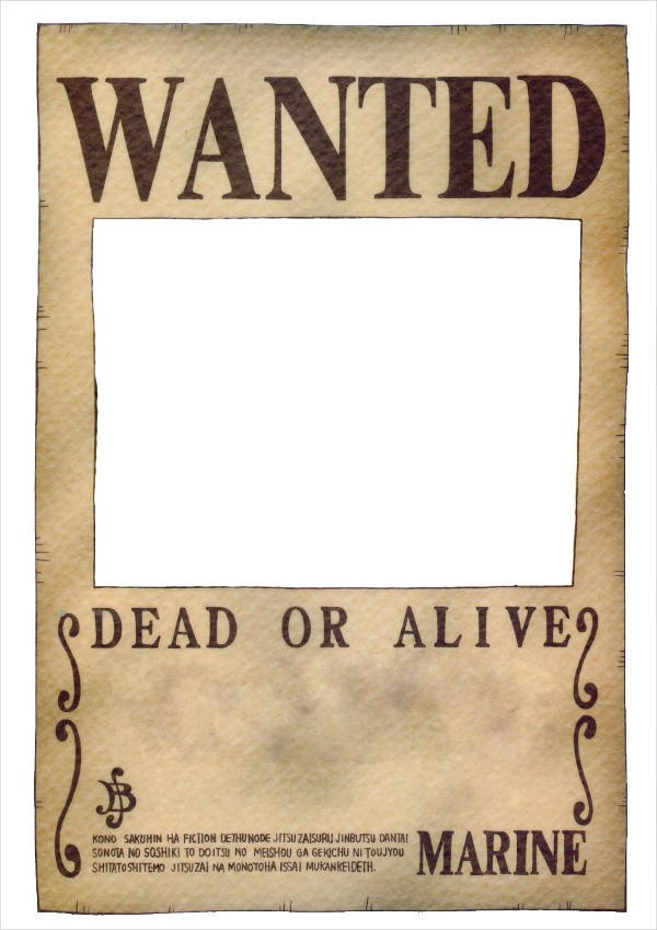 Blank Wanted Poster Template 18 Wanted Poster Design Templates In Psd