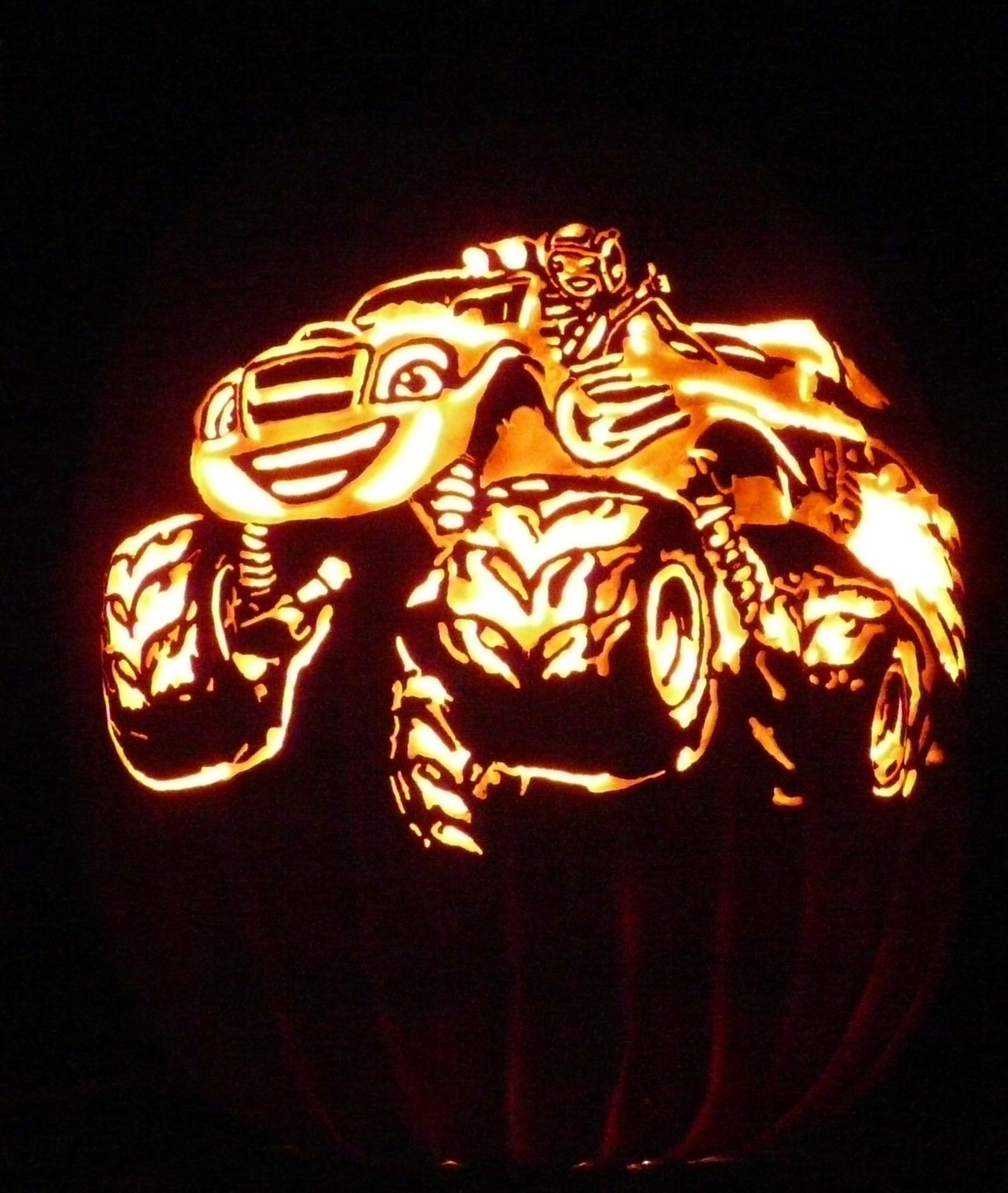 Blaze Pumpkin Carving there Was A Special Request for A Blaze and the Monster