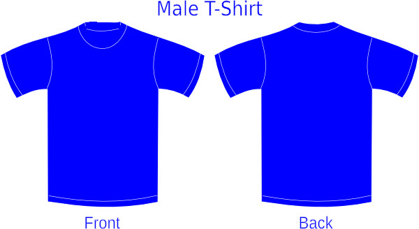 Blue T Shirt Template Blue Shirt Template Clip Art at Clker Vector Clip