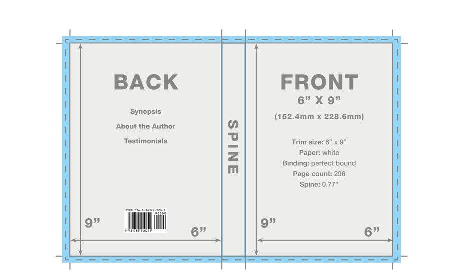 Book Cover Template Word Book Cover Template