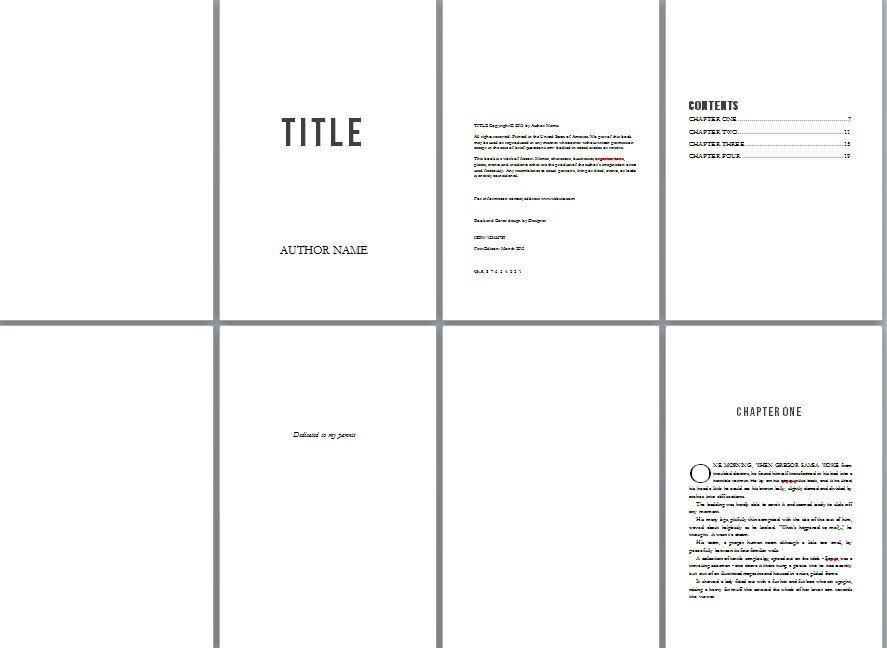 Book Template Microsoft Word Free Book Design Templates and Tutorials for formatting In